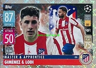 Match Attax Champions League 2021/22 - Nr. 426 (Master & Apperntice)