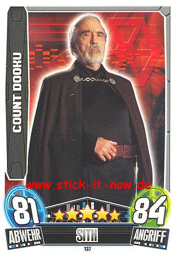 Force Attax Movie Collection - Serie 3 - COUNT DOOKU - Nr. 137