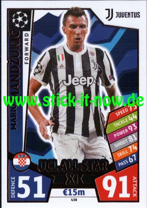 Match Attax Champions League 17/18 - Nr. 438 (UCL ALL-STAR XL)