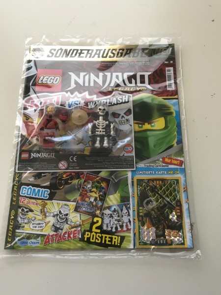 Lego Ninjago Legacy Magazin Nr. 3 ( Mit 2 Lego Figuren und LE24 )