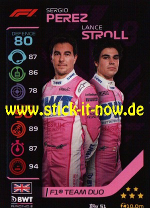 Turbo Attax "Formel 1" (2020) - Nr. 51