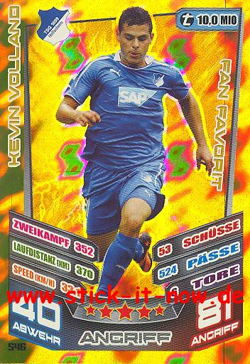 Match Attax 13/14 EXTRA - Fan Favoriten - KEVIN VOLLAND - Nr. 546