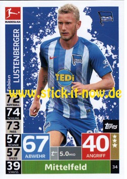 Topps Match Attax Bundesliga 18/19 - Nr. 34