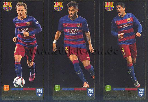 Panini FIFA 365 Sticker - Nr. 360 - 361 - 362