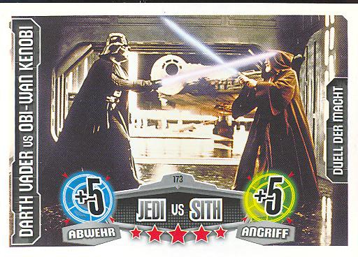 Force Attax - DARTH VADER vs OBI-WAN KENOBI - Jedi vs Sith - Duell der Macht - Movie Collection
