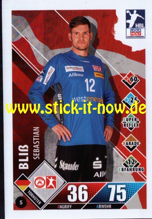LIQUI MOLY Handball Bundesliga "Karte" 20/21 - Nr. 5