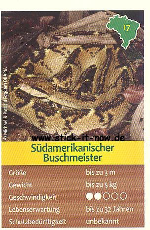 Edeka & WWF - Entdecke Brasilien - Sammelkarte - Nr. 17