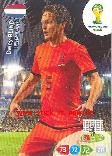 Panini Adrenalyn XL Brasil WM 2014 - Daley BLIND