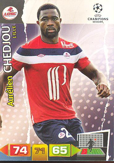 Aurelien Chedjou - Panini Adrenalyn XL CL 11/12 - LOSC Lille