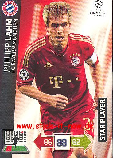 Panini Adrenalyn XL CL 12/13 - FC Bayern München - Philipp Lahm