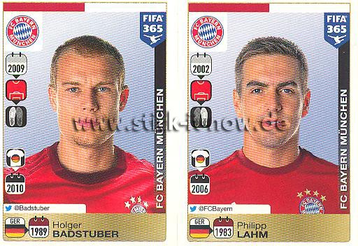 Panini FIFA 365 Sticker - Nr. 464 - 465