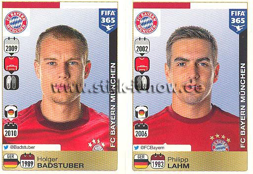 Panini FIFA 365 Sticker - Nr. 464 - 465