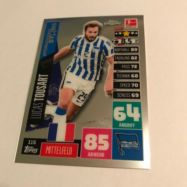 Match Attax BL Chrome 20/21 - Nr. 116 - TOUSART