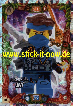 Lego Ninjago Trading Cards - SERIE 6 (2021) - Nr. 34 (Insel-Holofolie)
