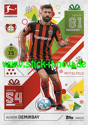 Topps Match Attax Bundesliga 2021/22 - Nr. XMAS 33