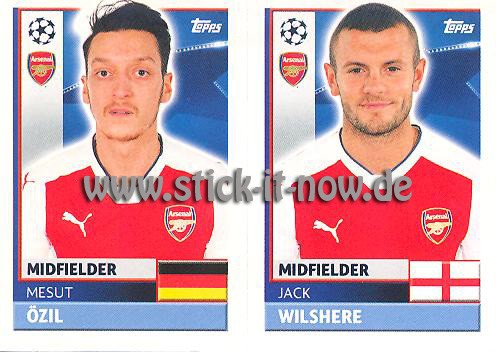 Topps Champions League Sticker 16/17 - Nr. ARL 12 + 13