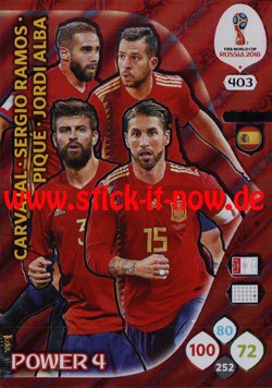 Adrenalyn XL "WM Russia 2018" - Nr. 403 (POWER 4)