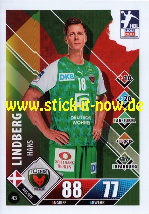 LIQUI MOLY Handball Bundesliga "Karte" 20/21 - Nr. 43