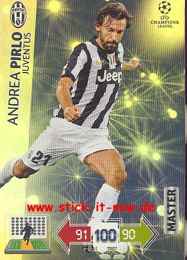 Panini Adrenalyn XL CL 12/13 - Juventus Turin - Andrea Pirlo - MASTER