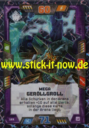 Lego Nexo Knights Trading Cards - Serie 2 (2017) - Nr. 169 (Glitzer)