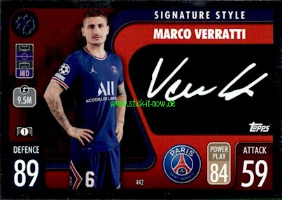 Match Attax Champions League 2021/22 - Nr. 442 (Signature Style)