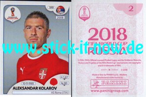 Panini WM 2018 Russland "Sticker" INT/Edition - Nr. 404