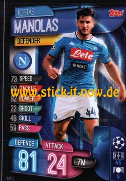 Match Attax Champions League 2019/20 - Nr. NAP 5