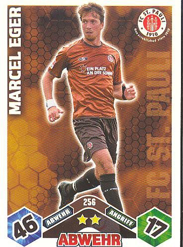 Match Attax 10/11 -MARCEL EGER - 256