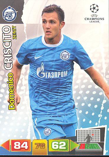 Domenico Criscito - Panini Adrenalyn XL CL 11/12 - FC Zenit St. Petersburg