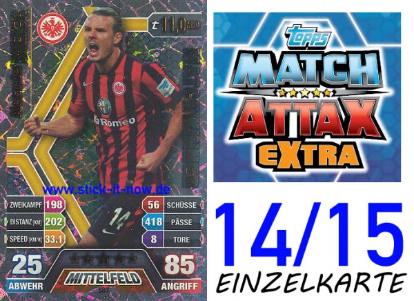 Match Attax 14/15 EXTRA - Alexander Meier - Ein. Frankfurt - Nr. 587 (MATCHWINNER)