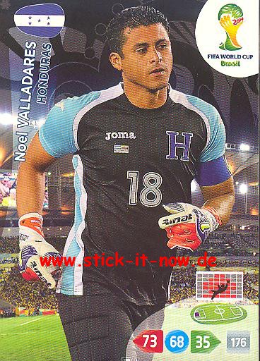 Panini Adrenalyn XL Brasil WM 2014 - Noel VALLADARES