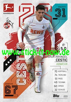 Topps Match Attax Bundesliga 2021/22 - Nr. 203