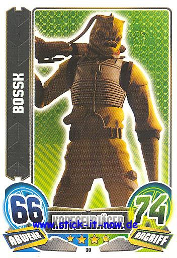 Force Attax - Clone Wars - Serie 5 - Sonderserie - BOSSK - Nr. 30