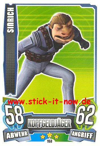 Force Attax - Star Wars - Clone Wars - Serie 4 - SINRICH - Nr. 153