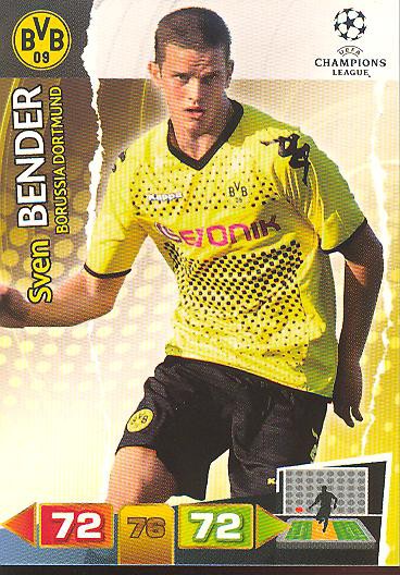 Sven Bender - Panini Adrenalyn XL CL 11/12 - Bor. Dortmund
