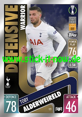 Match Attax Champions League 2021/22 - Nr. 121 (Defensive Warrior)