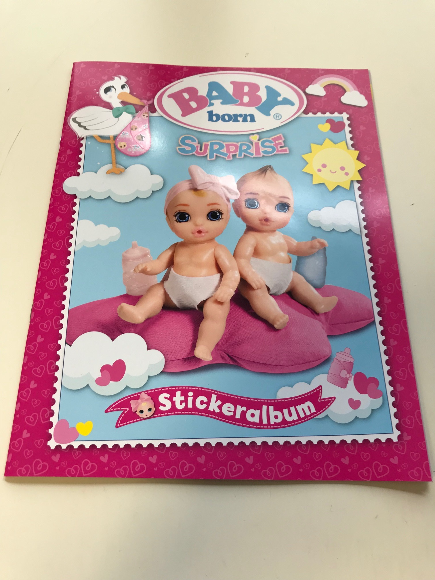 1x Display je 50 Tüten Sammelalbum Blue Ocean Baby Born Surprise Sticker 