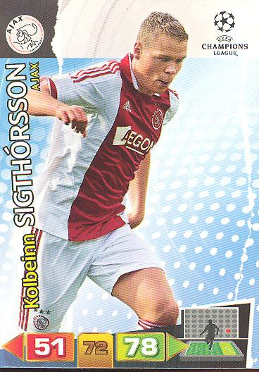 Kolbeinn Sigthorsson - Panini Adrenalyn XL CL 11/12 - Ajax Amsterdam