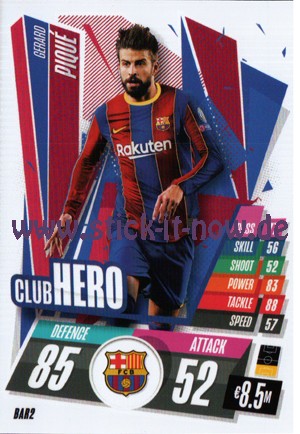 Match Attax Champions League 2020/21 - Nr. BAR 2