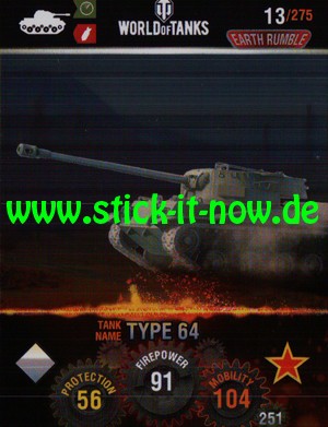 World of Tanks "Earth Rumble" (2017) - Nr. 13