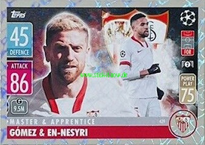 Match Attax Champions League 2021/22 - Nr. 429 (Master & Apperntice)