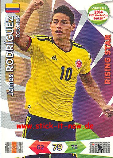 Panini Adrenalyn XL Road to WM 2014 - James RODRÍGUEZ