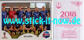 Panini WM 2018 Russland "Sticker" INT/Edition - Nr. 281