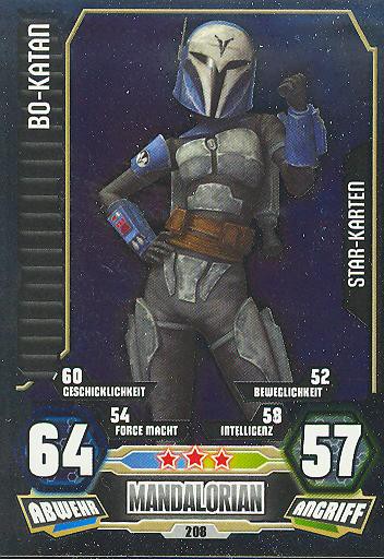 Force Attax - Serie 3 - STAR KARTE - Bo-Katan - Nr. 208