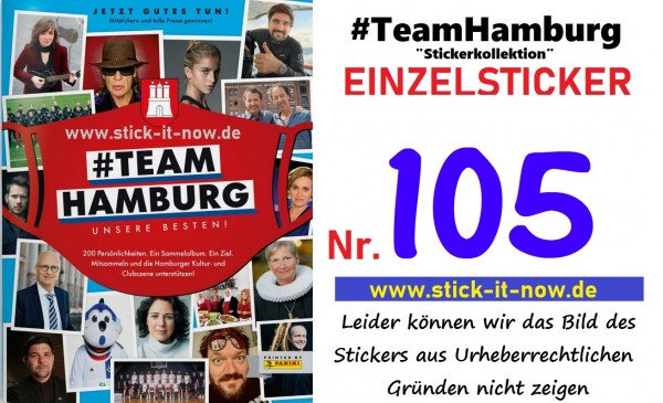 #TeamHamburg "Sticker" (2021) - Nr. 105