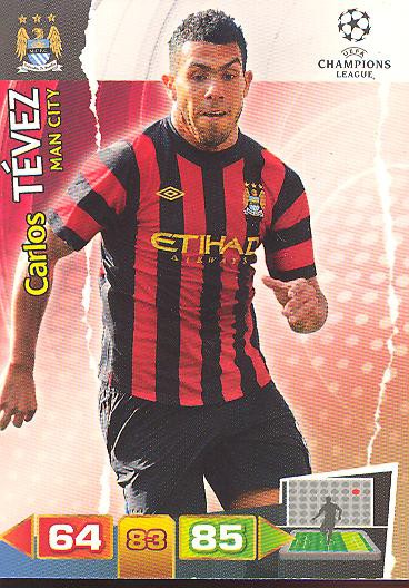 Carlos Tevez - Panini Adrenalyn XL CL 11/12 - Manchester City