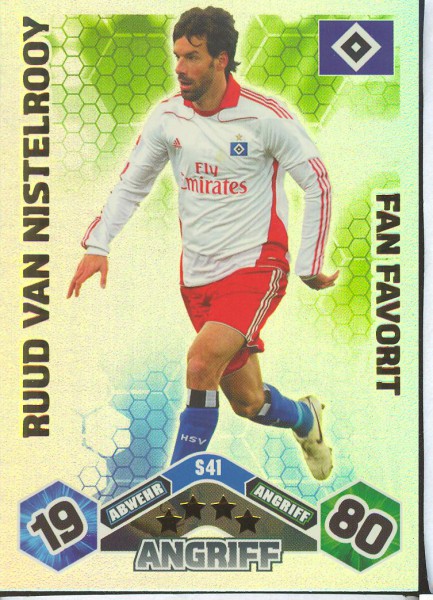 Ruud van Nistelrooy - Match Attax 10/11 Spezial - Fan Favorit