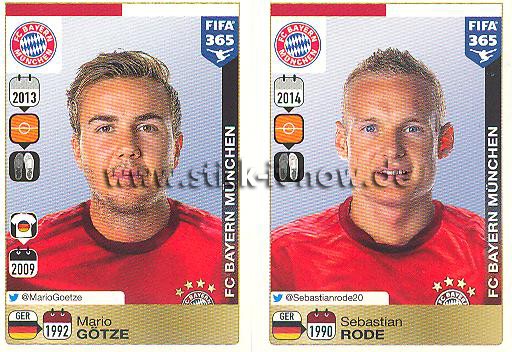 Panini FIFA 365 Sticker - Nr. 483 - 484