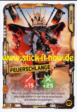 Lego Ninjago Trading Cards - SERIE 5 (2020) - Nr. 204