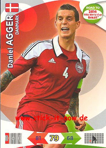 Panini Adrenalyn XL Road to WM 2014 - Daniel AGGER